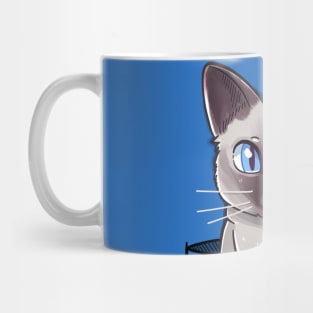 Pocket Cute Siamese Cat Mug